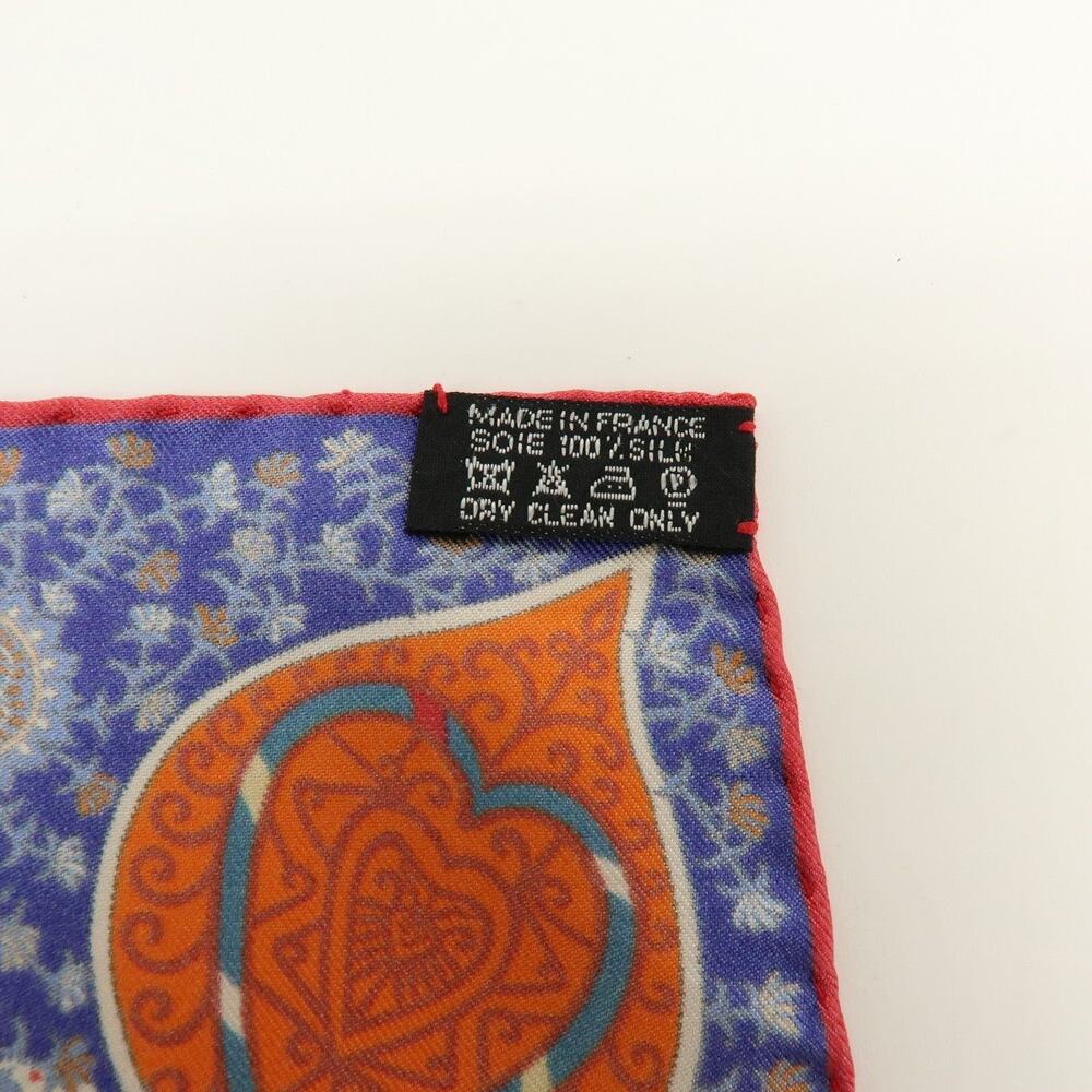 Hermes Carre 45 L'Arbre de Vie Silk Scarf Blue - Picture 6 of 10